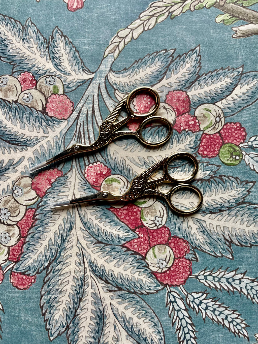 Stork Needlepoint Scissors