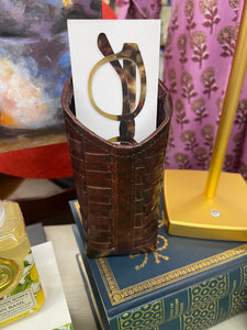 Leather Eyeglass Holder