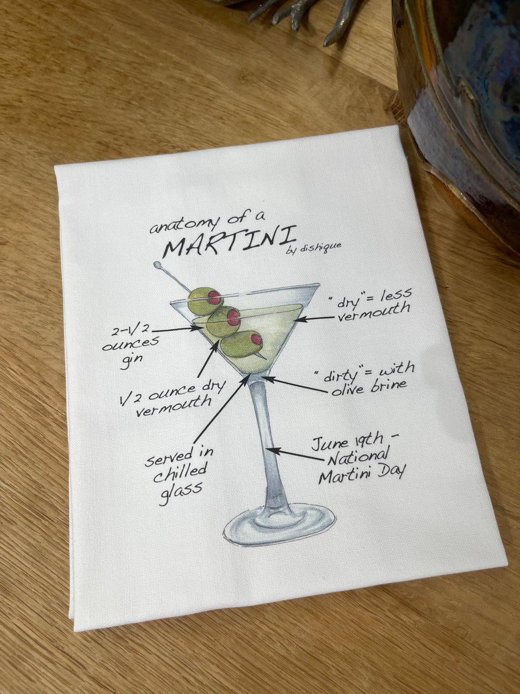 Martini Bar Towel