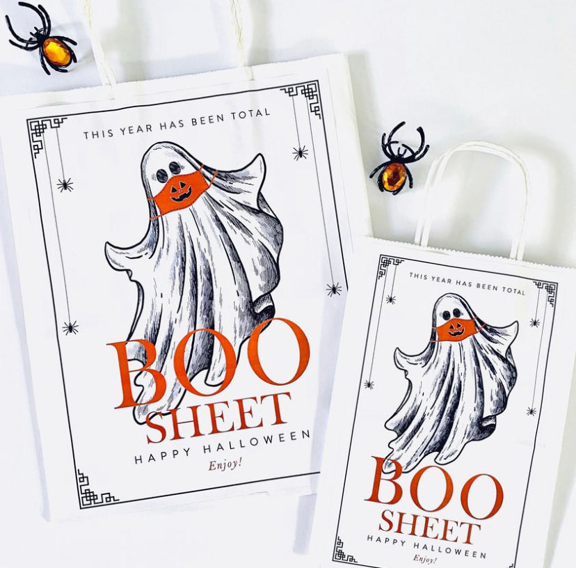 Boo-Sheet Paper Bag