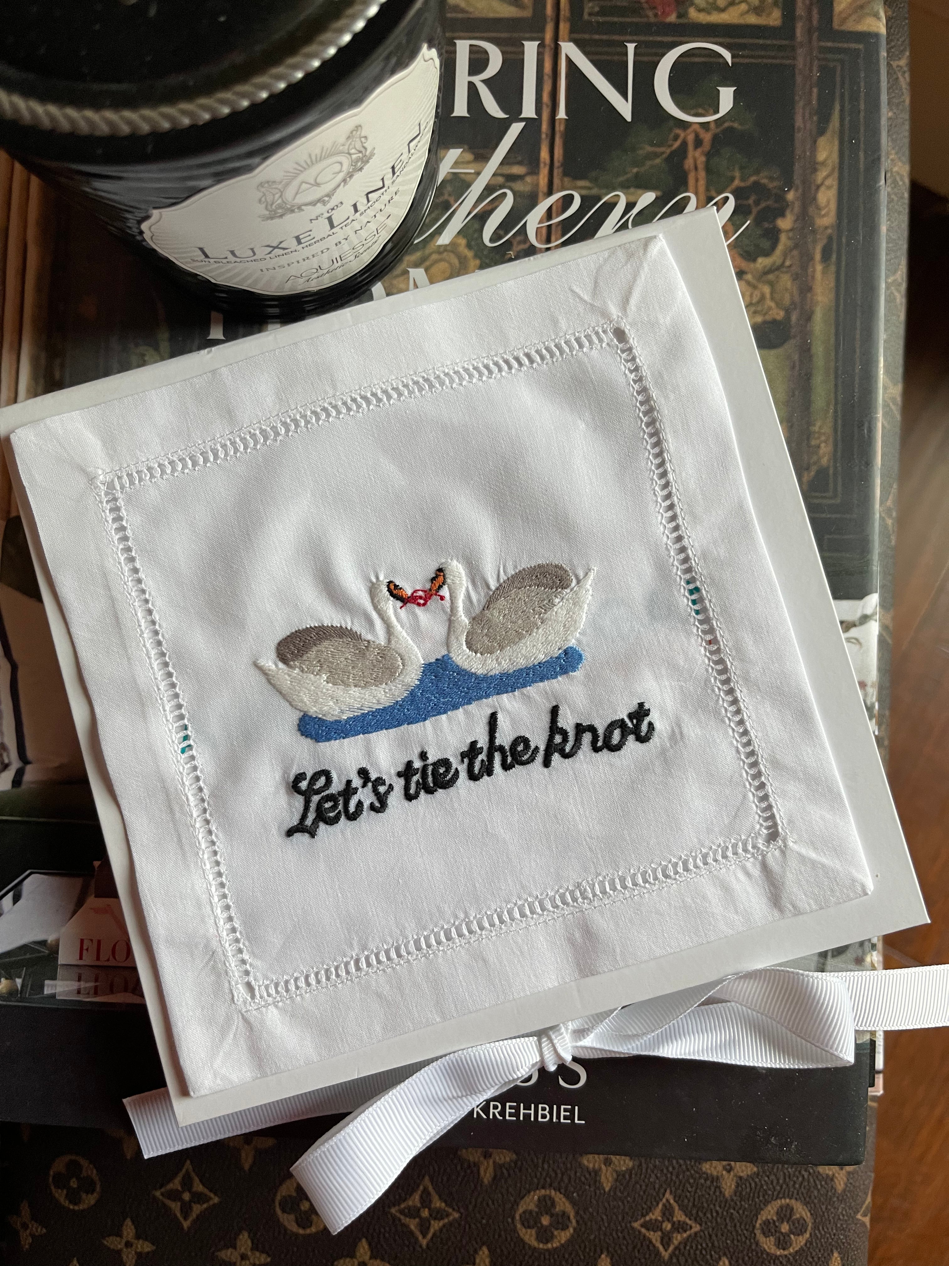 Tie the Knot Cocktail Napkins