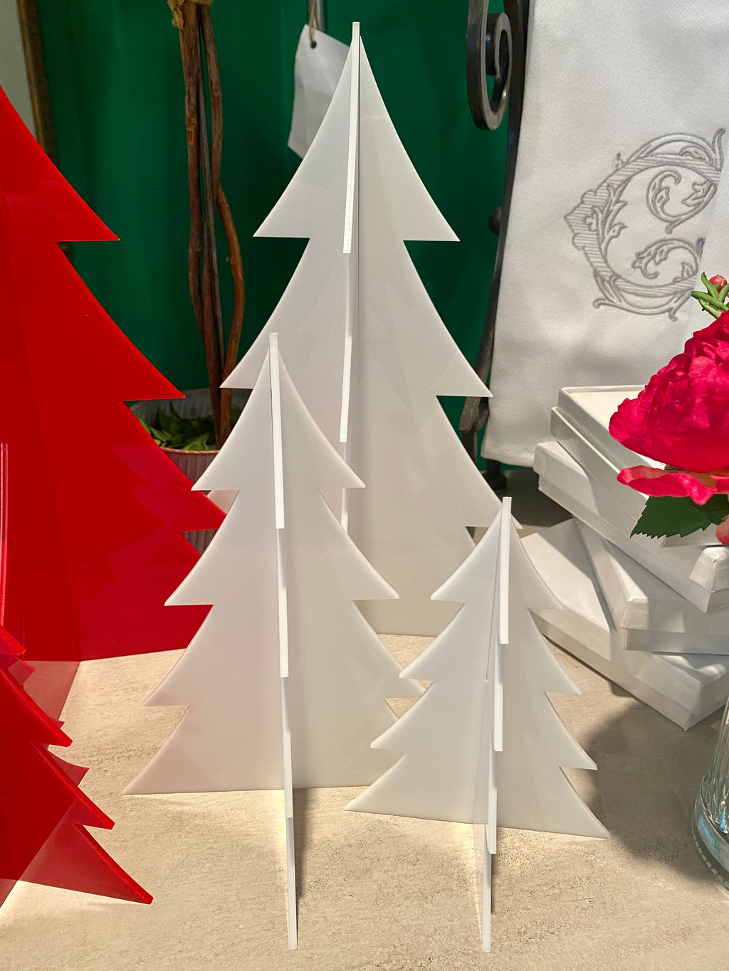Acrylic Christmas Trees