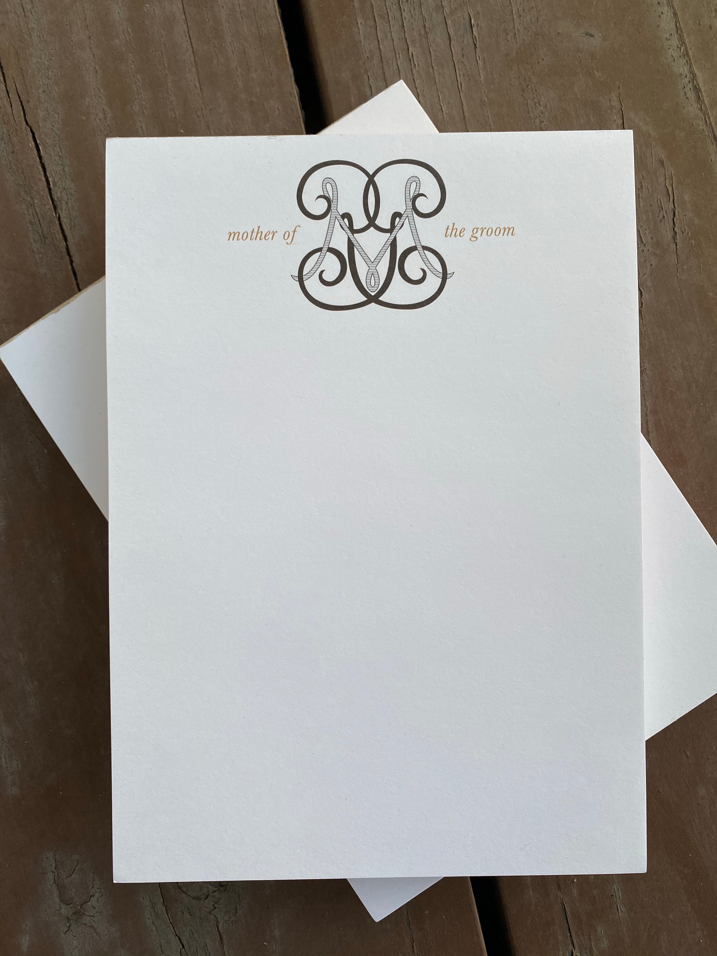 Mother of the Groom Notepad