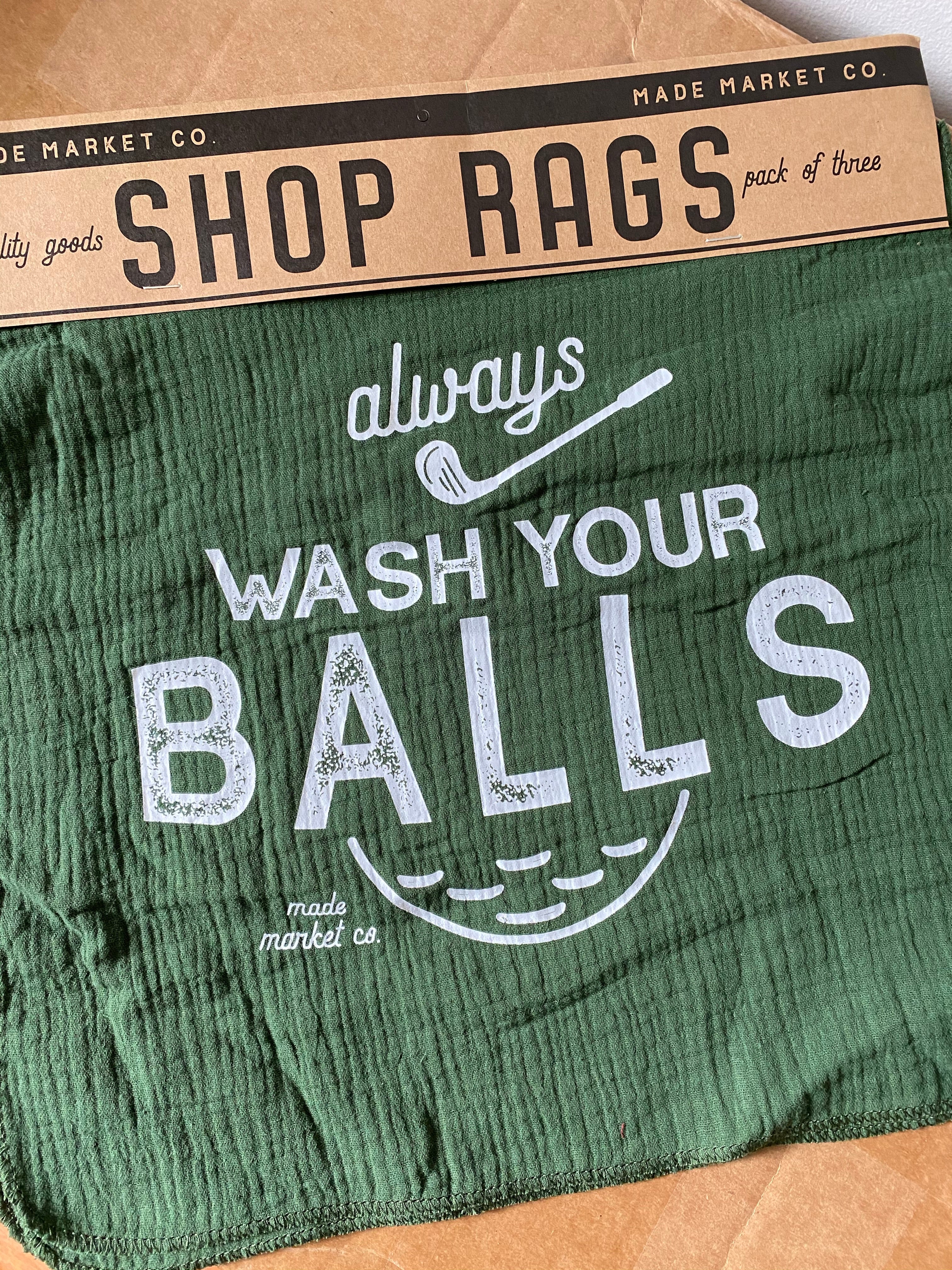 Wash Your Balls Towel