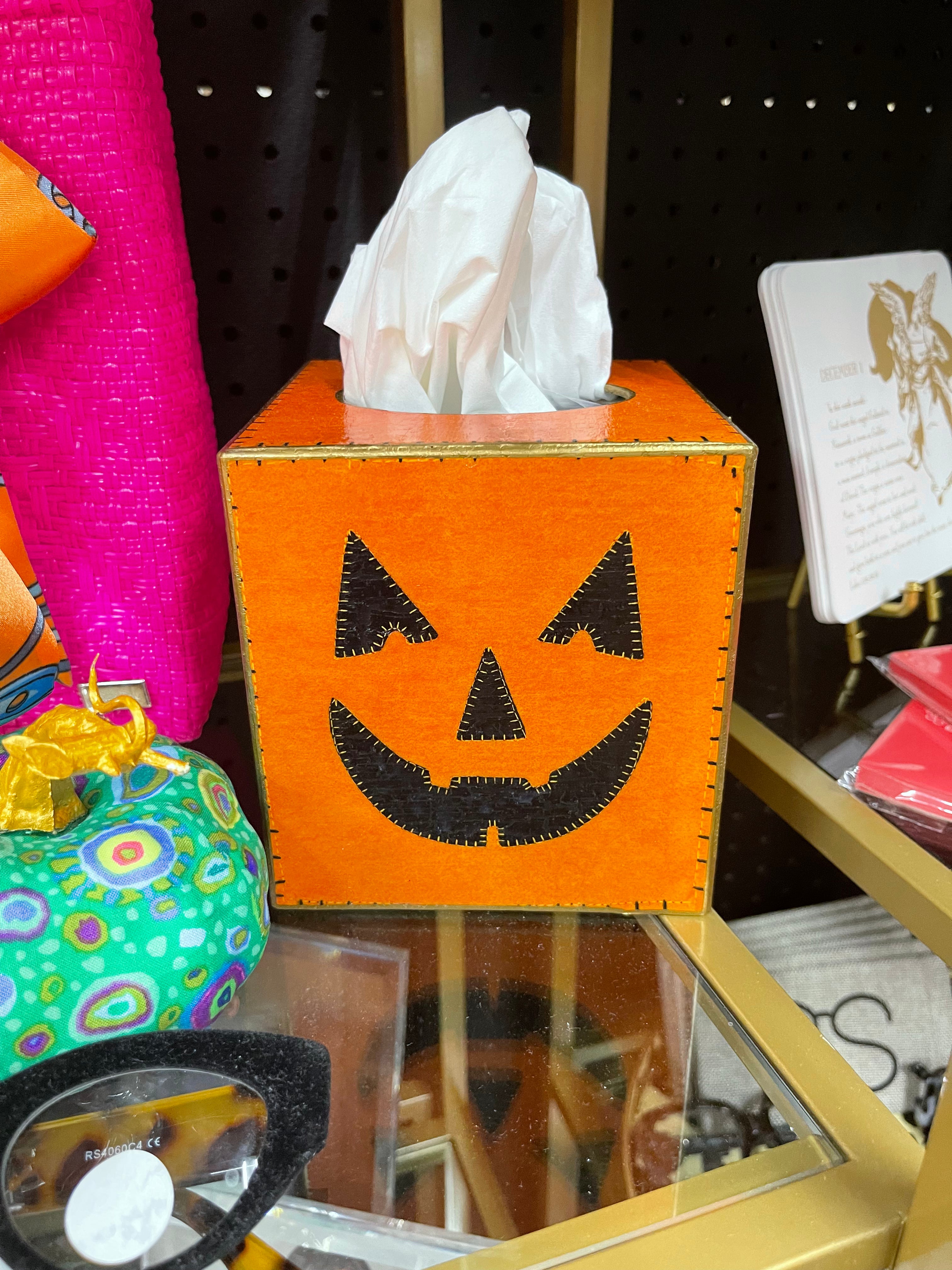 Pumpkin Tissue Box