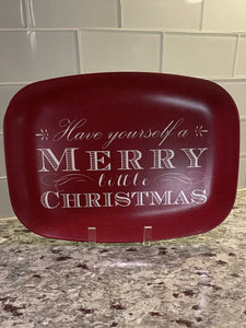 Merry Little Christmas Platter